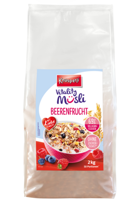 Knusperli Vitality Müsli Beerenfrucht 2 kg