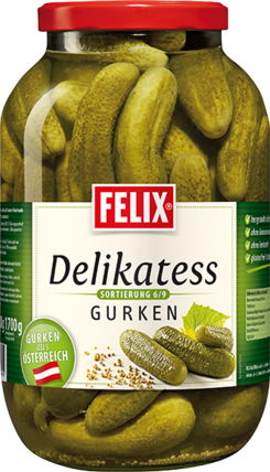 Felix Delikatess-Gurken 4 L Glas